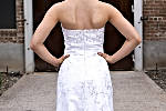 Beautiful dress from the back